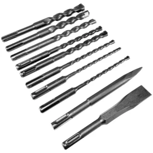 Juego De Brocas Y Cincel Para Concreto SDS Plus