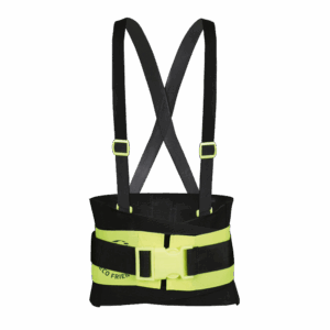 Soporte sacrolumbar elástico reforzado con tercer cinturón