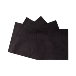 Servilletas Negras Cuadradas