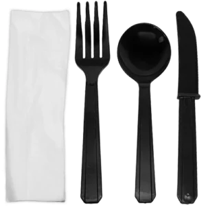 Kit de Cubiertos Negros