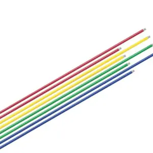 Bastón Metálico Rojo Rosca 3/4