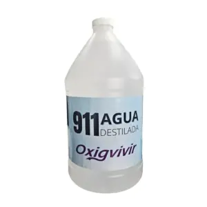 Agua destilada 911 Oxigvivir galón