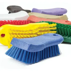 Cepillo Tipo Plancha Alta Rigidez Azul Pbt Swiss-D E4(3766)0 Castor