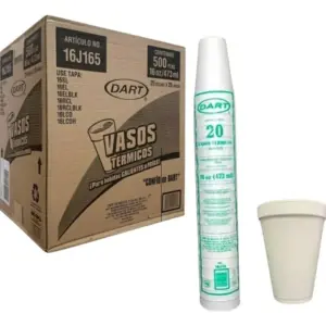Vaso foam 16 oz 16j16 caja
