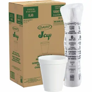 Vaso foam 08 oz 8j8 c/1000
