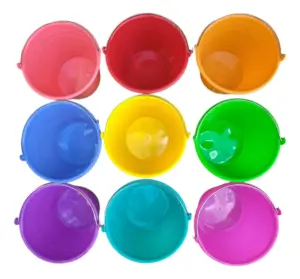 Cubeta Varios Colores Family Maid