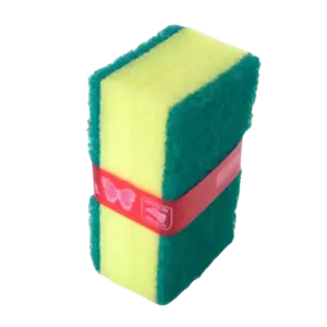 Fibra Esponja Verde/Amarillo Nacional