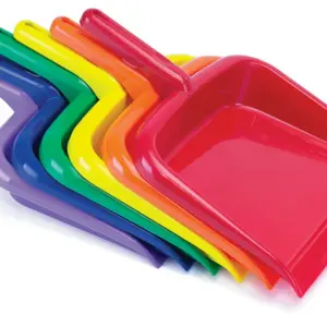 Recogedor Manual De Plástico Rojo 9101R Castor