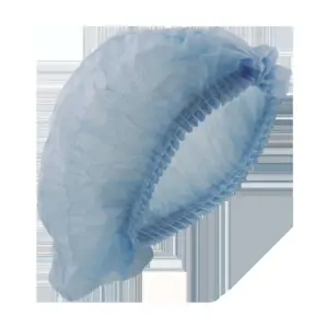 Cubre cabello azul plisado