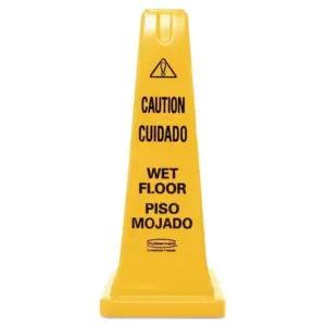 Letrero T/ Cono Multi Lenguaje Cuidado