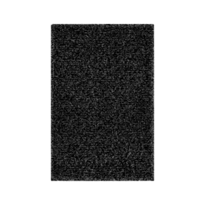 Tapete Alfombra 3x5 Negro/Charcoal