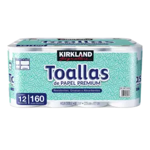 Toallas De Papel 12/160 Hojas Kirkland