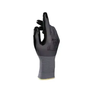 Guante Nylon Negro C/Palma Nitrilo #6 Ultrane 553 Mapa