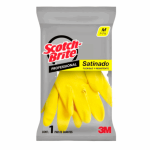 Guante Latex Satinado Amarillo M