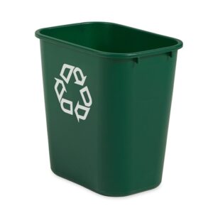 CESTO 28 QT VERDE C/ LOGO RUBBERMAID