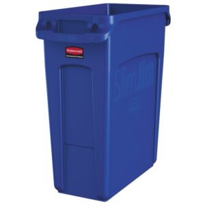 CESTO RECTANGULAR 16GL AZUL RUBBERMAID