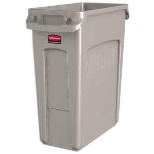 CESTO RECTANGULAR 16GL BEIGE RUBBERMAID