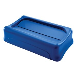 TAPA RECTANGULAR AZUL RUBBERMAID