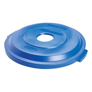 TAPA REDONDA AZUL P/ RECICLAJE RUBBERMAID