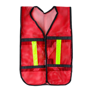 CHALECO DE MALLA ALTA VISIBILIDAD ROJO