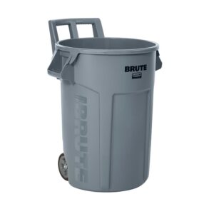 CESTO CON LLANTAS GRIS  32 GL 2179403 RUBBERMAID