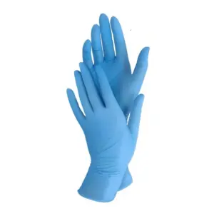 GUANTE NITRILO/VINIL AZUL S/TALCO M