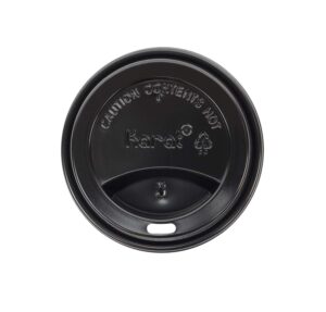 TAPA PLASTICO NEGRA 10-24 OZ