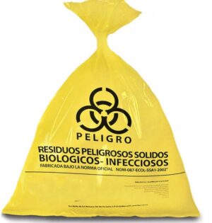 BOLSA DE RECICLAJE AMARILLA  25 X 34  C/250