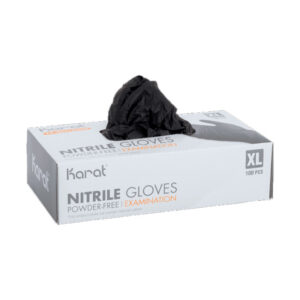 GUANTE NITRILO NEGRO S/ TALCO XL