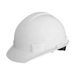 CASCO TIPO CACHUCHA C/ SUSPENSION Y MATRACA BLANCO