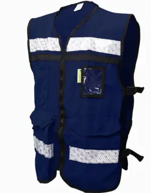 CHALECO RESCATISTA AZUL REY (MD) JYRSA