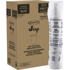 VASO FOAM 10 OZ 10J10 DART PAQUETE