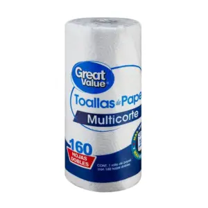 TOALLA P/ SECADORA C/160 HOJAS GREAT VALUE