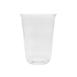 Vasos de Plástico PET Transparente 20 oz Forma de U