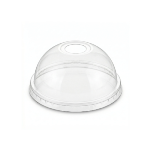 Tapas PET Tipo Cúpula para Vasos 8–10 oz