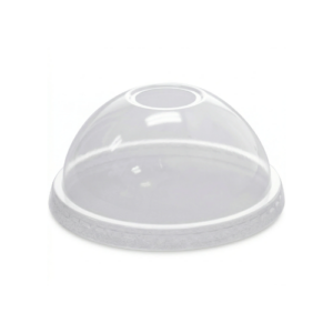 Tapas PET Tipo Cúpula Transparentes 92 mm