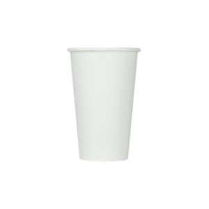 Vasos de Papel Blancos para Bebidas Frías 16 oz
