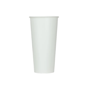 Vasos de Papel Blancos para Bebidas Frías 22 oz