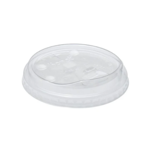 Tapas PET Transparentes con Tapa Abatible para Vasos 90 mm